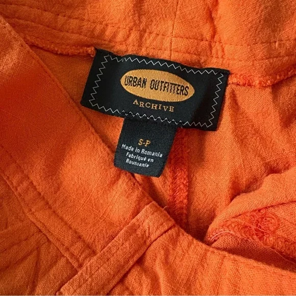 Urban Outfitters Archive Orange Low-rise Cargo Trousers - size small - Picture 8 of 13
